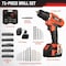 Stalwart 71-Piece Drill Set - 20V Cordless Drill with 21+1 Torque & Accessory Kit by Red, 71PK 75-PT2019 - alternate 5